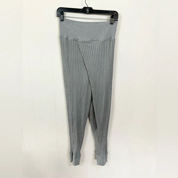 Nike Yoga green ribbed crossover jogger sweatpants size M - Picture 5 of 8